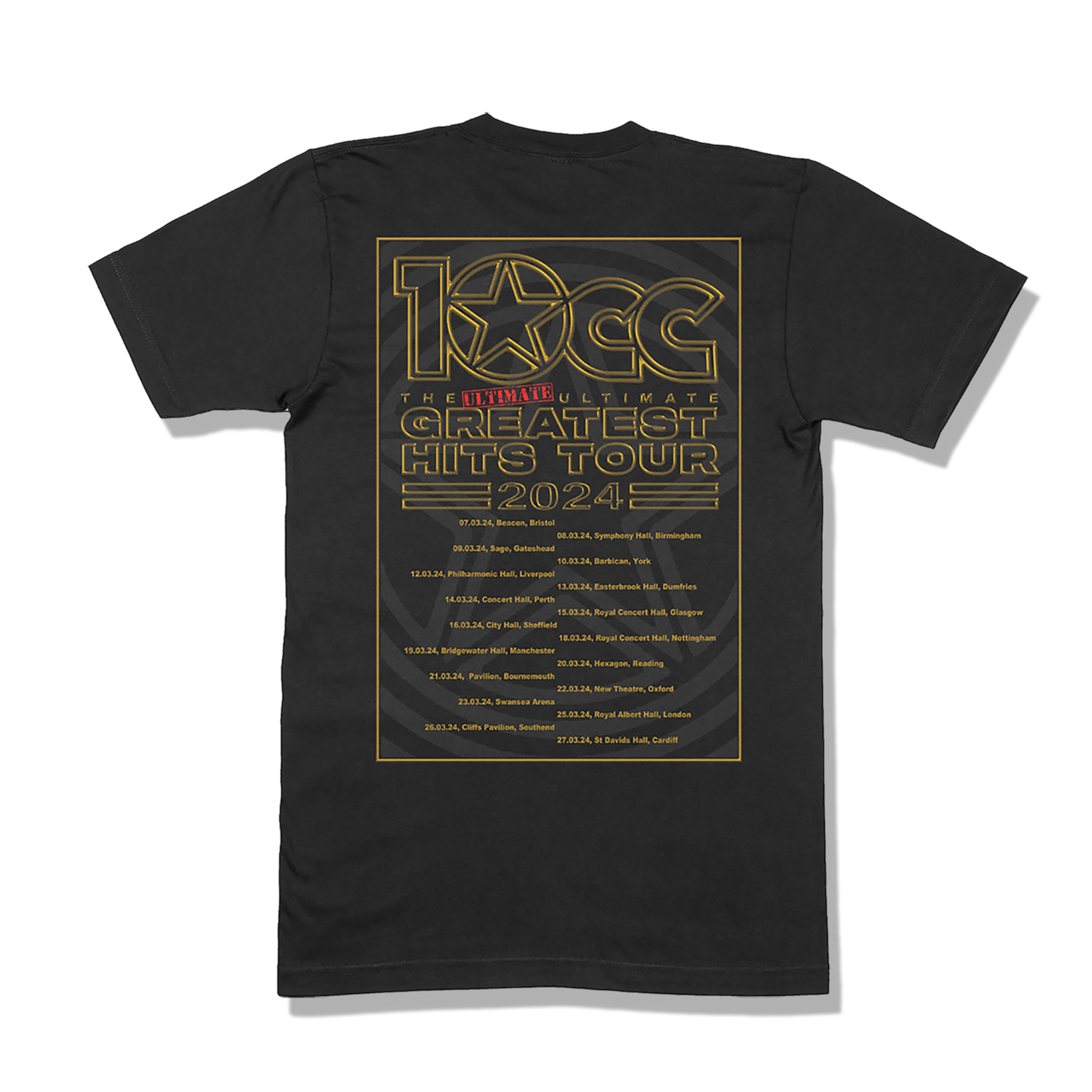 Black 2024 Tour T-Shirt