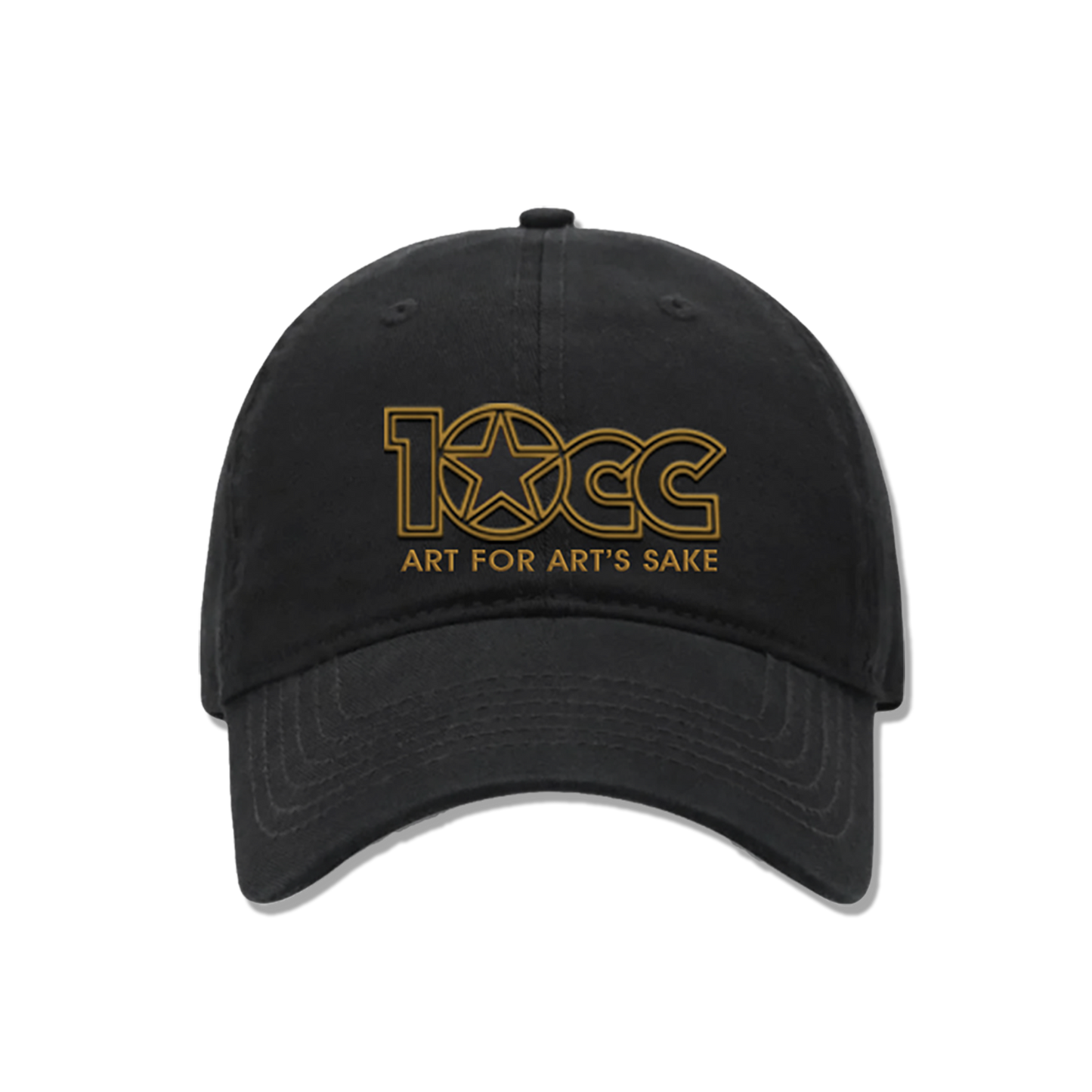 10CC Black logo Cap