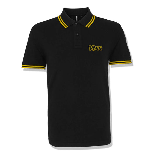 Black & Yellow Logo Polo Shirt